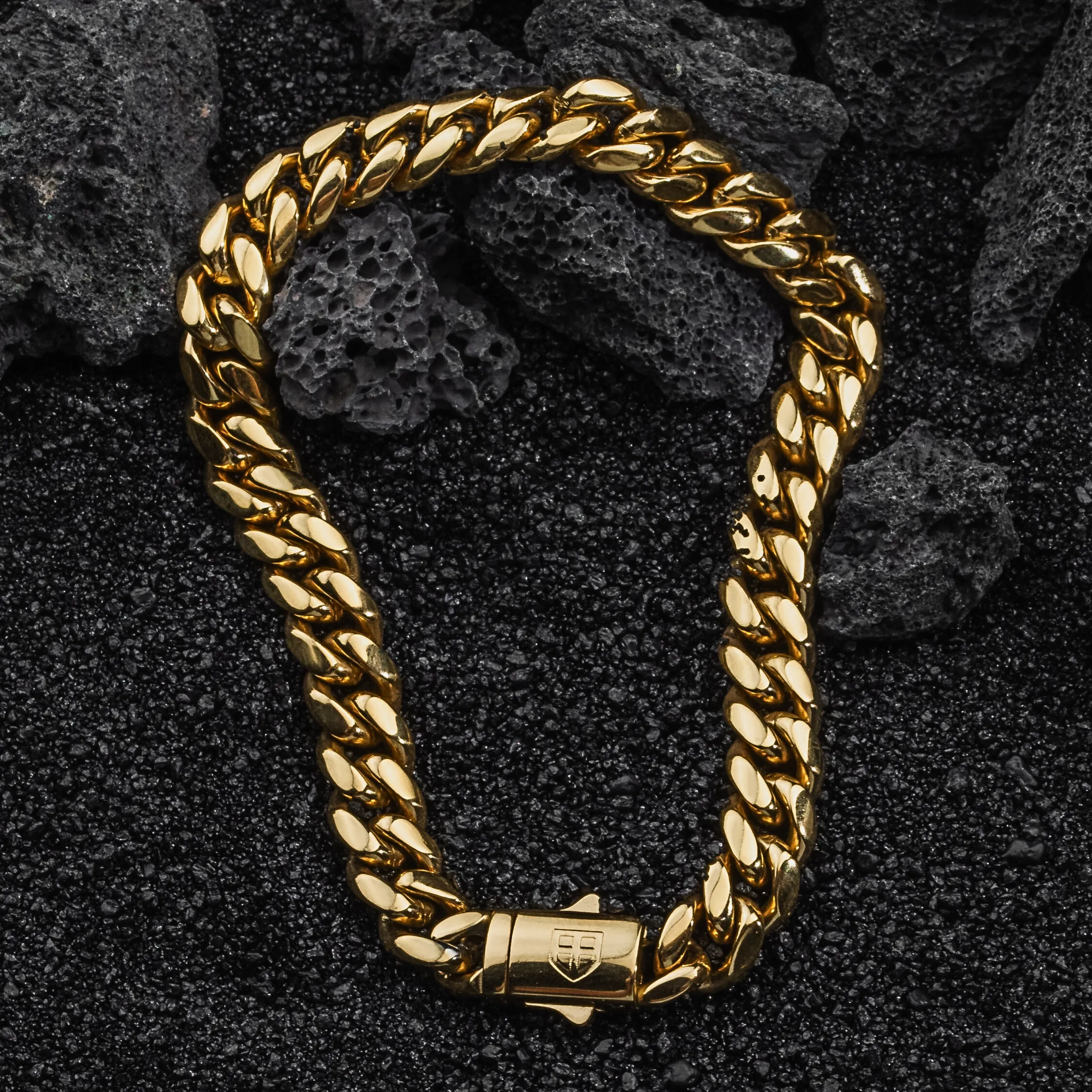 CUBAN Bracelet 18K Gold - 8mm