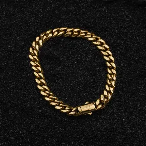 CUBAN Bracelet 18K Gold - 8mm
