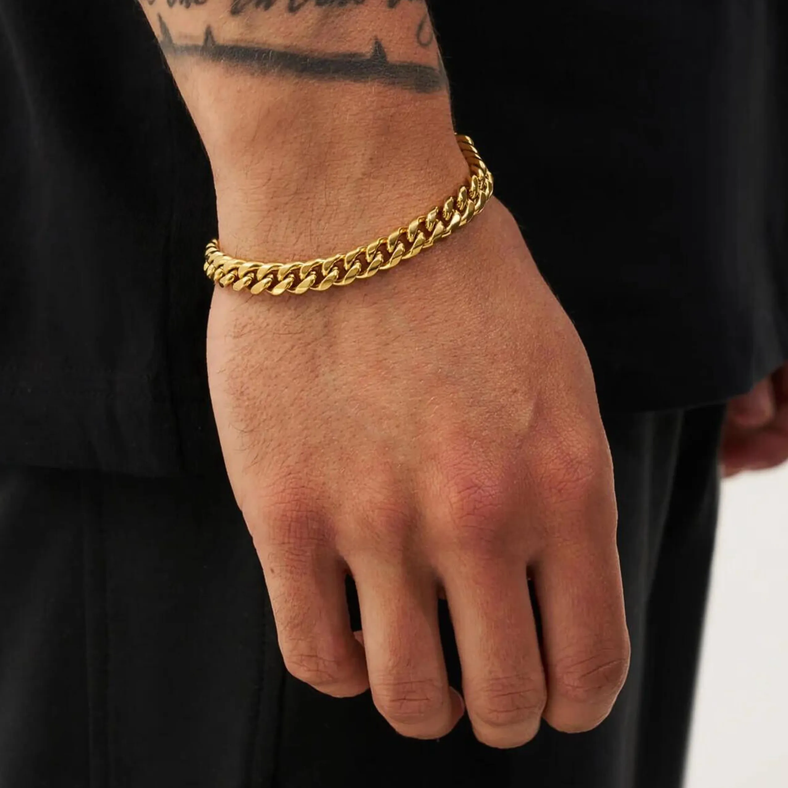 CUBAN Bracelet 18K Gold - 8mm