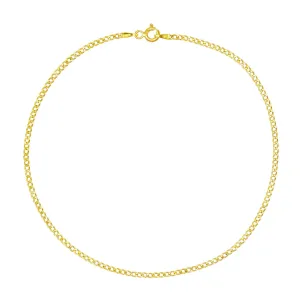 Cuban Chain Anklet 14K