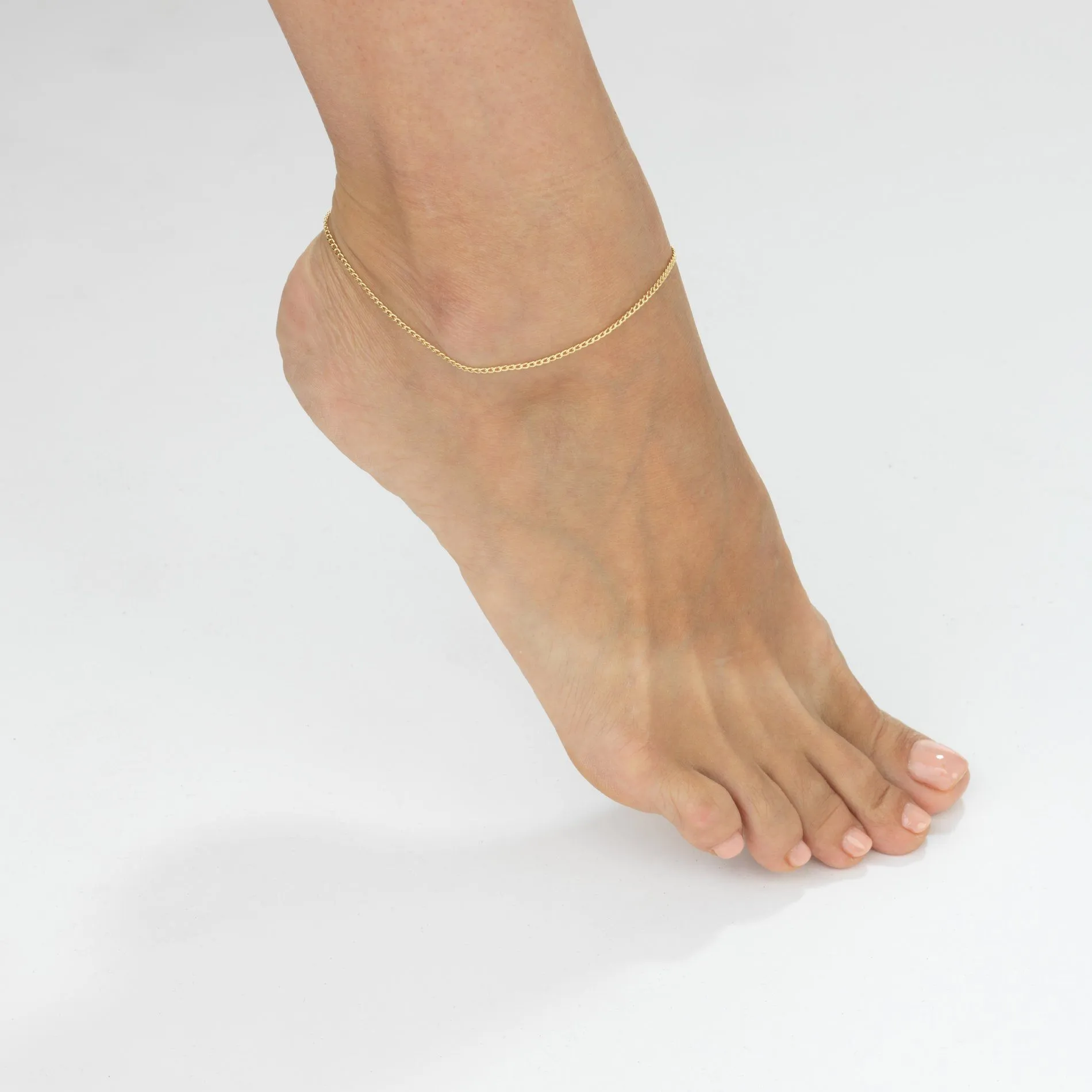 Cuban Chain Anklet 14K