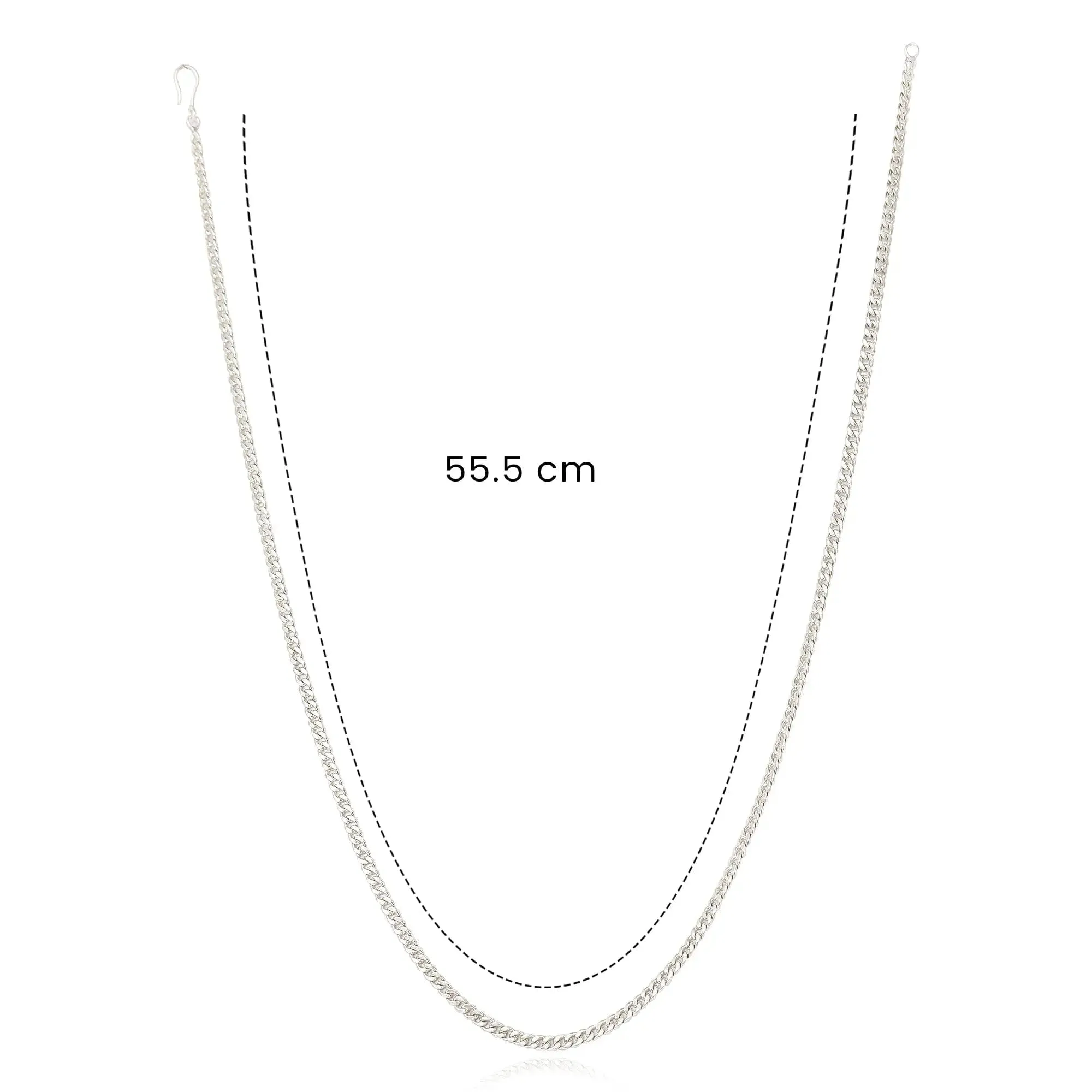 Cuban Link Men's Chain In 92.5 Silver