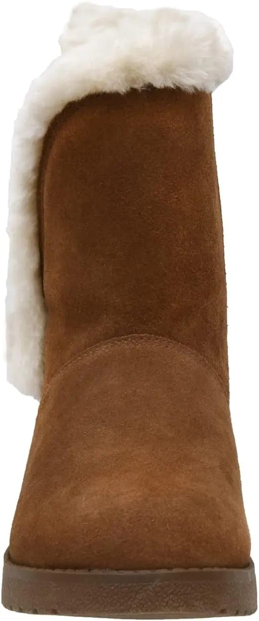 CUSHIONAIRE Women's Heather pull on boot  Memory Foam