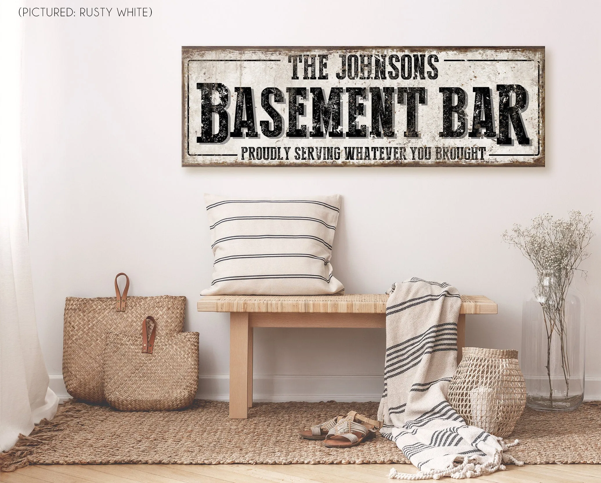 CUSTOM BASEMENT BAR SIGN