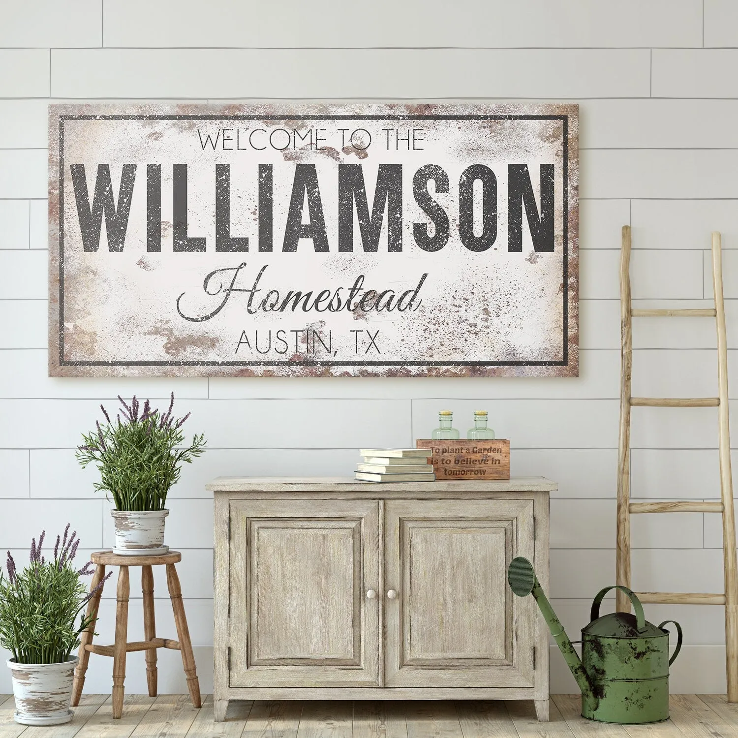 CUSTOM FAMILY NAME HOUSE SIGN