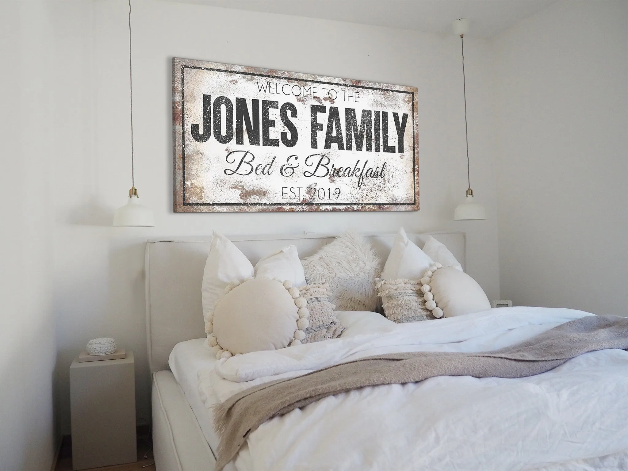 CUSTOM FAMILY NAME HOUSE SIGN