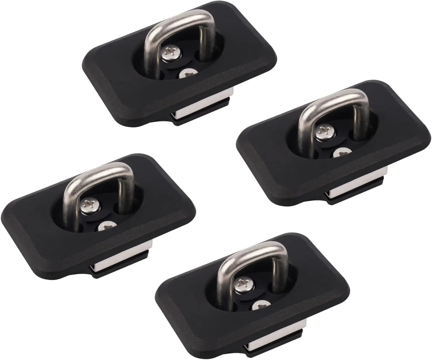 Custom Fit for Tie Down Anchors 1998-2016 Ford Super Duty 1998-2014 Ford F150 1999-2013 Chevrolet Silverado & GMC Sierra 1995-2008 Dodge RAM Bed Tie Downs for Truck-4 Pack