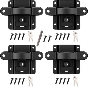 Custom Fit for Tie Down Anchors Ford F150 F250 F350 & Raptor 2025 2024-2015 (Include Lightning) Truck Bed Tie Downs Car Accessories Replace# FL3Z-99000A64-B Bed Tie Downs for Truck-4 Pack