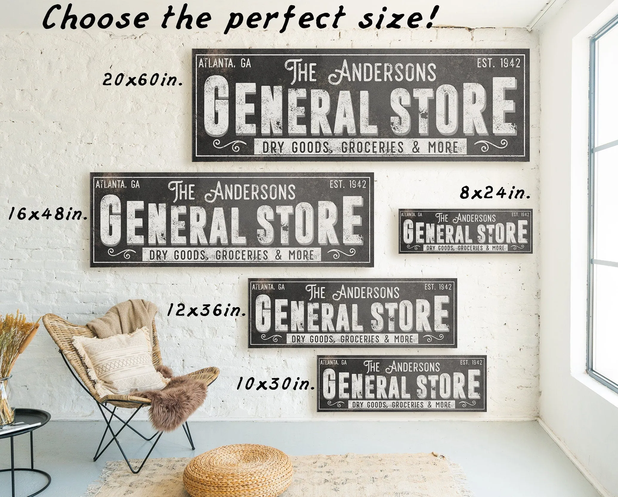 CUSTOM GENERAL STORE SIGN