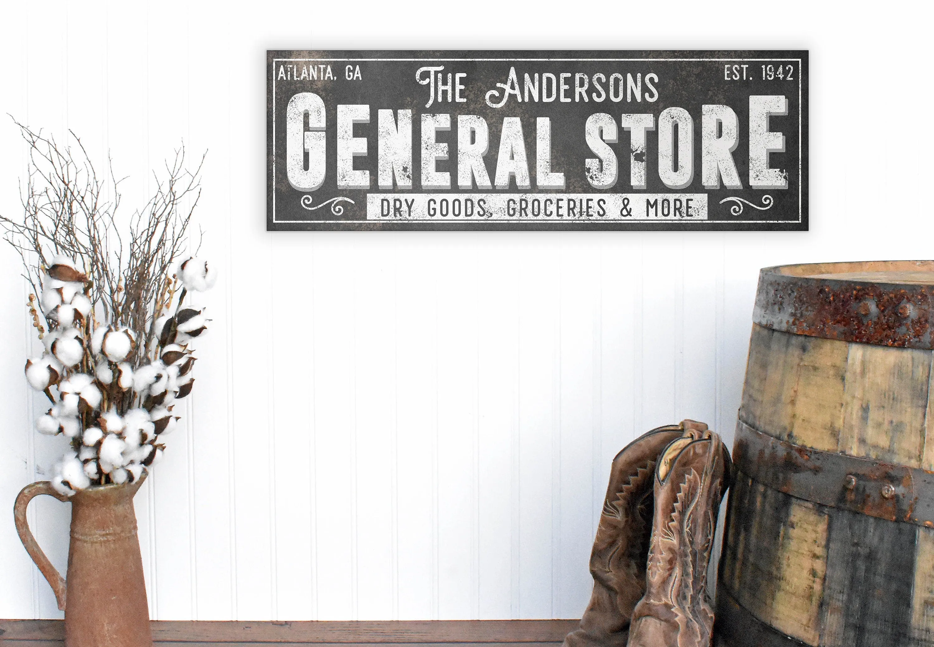 CUSTOM GENERAL STORE SIGN
