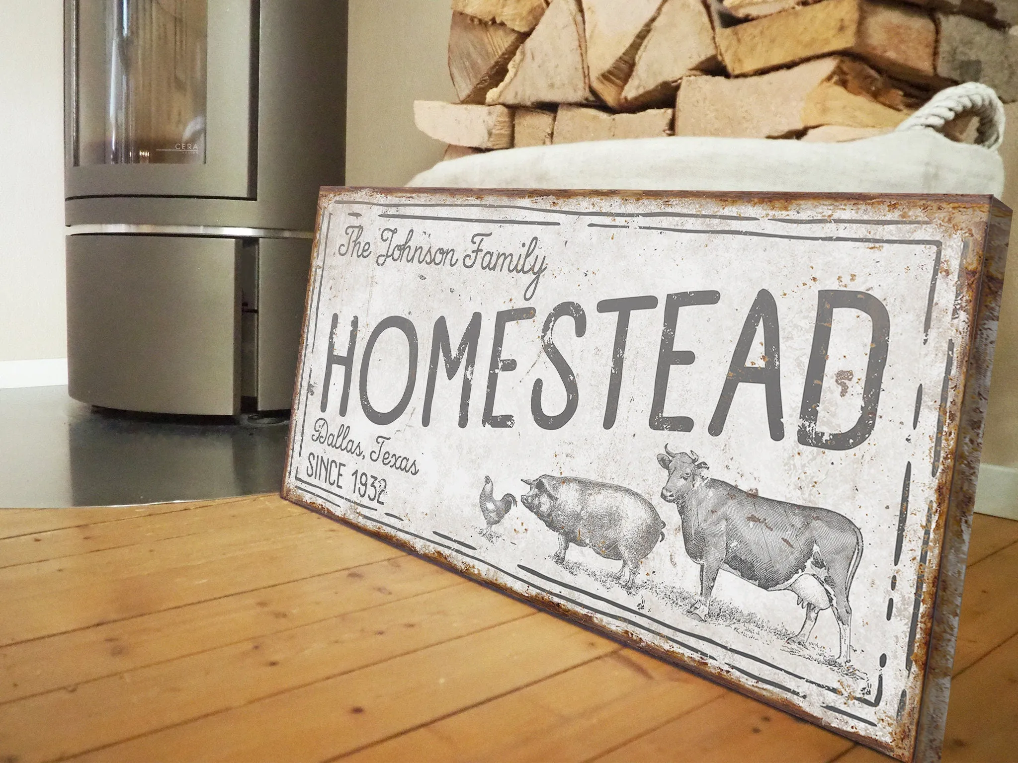 CUSTOM HOMESTEAD SIGN