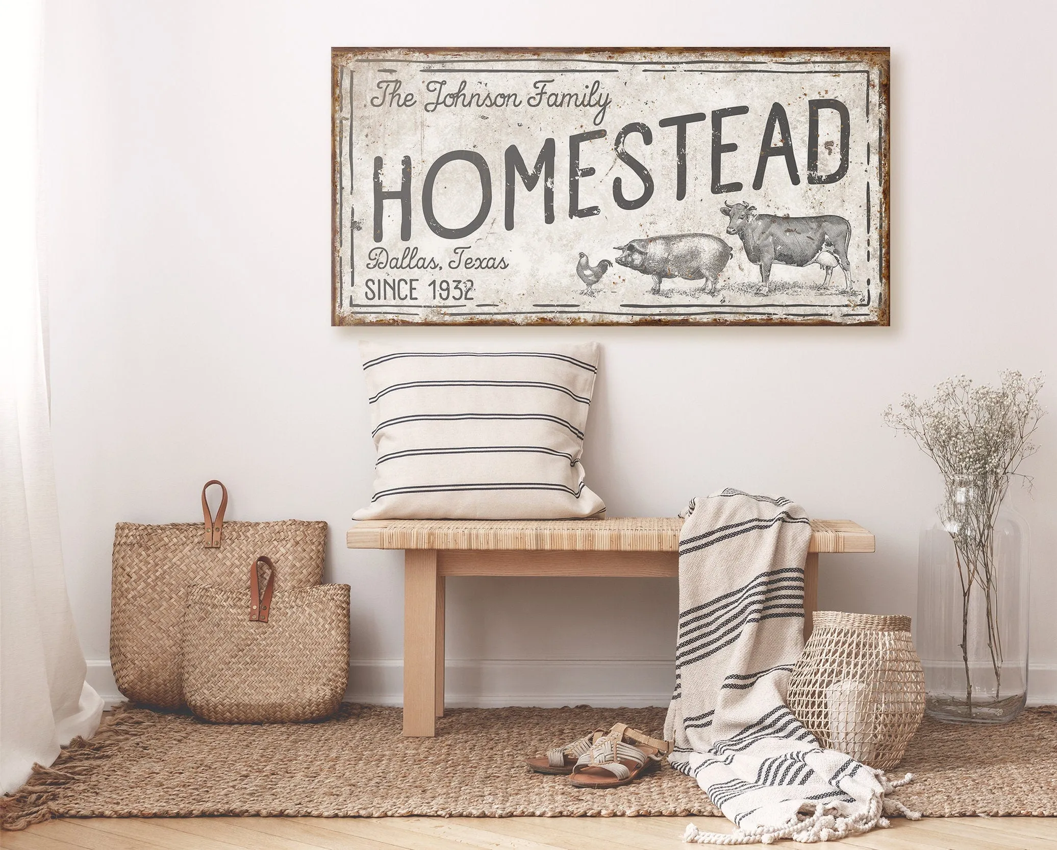 CUSTOM HOMESTEAD SIGN