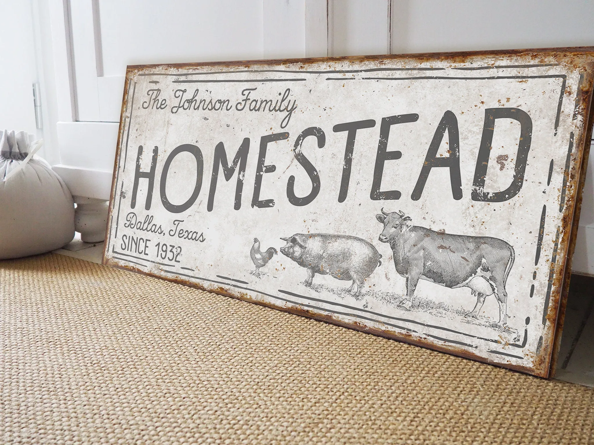 CUSTOM HOMESTEAD SIGN