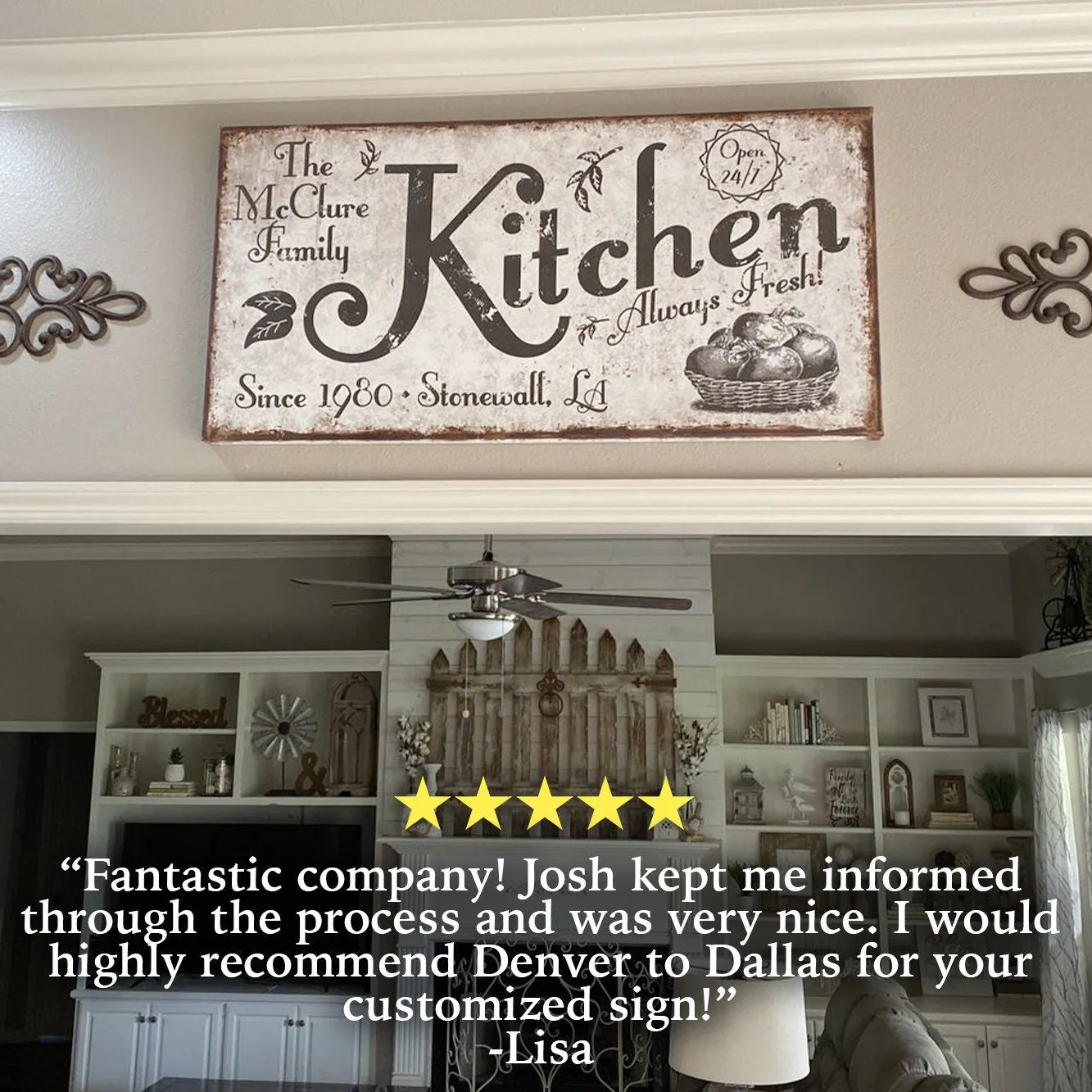 CUSTOM KITCHEN SIGN