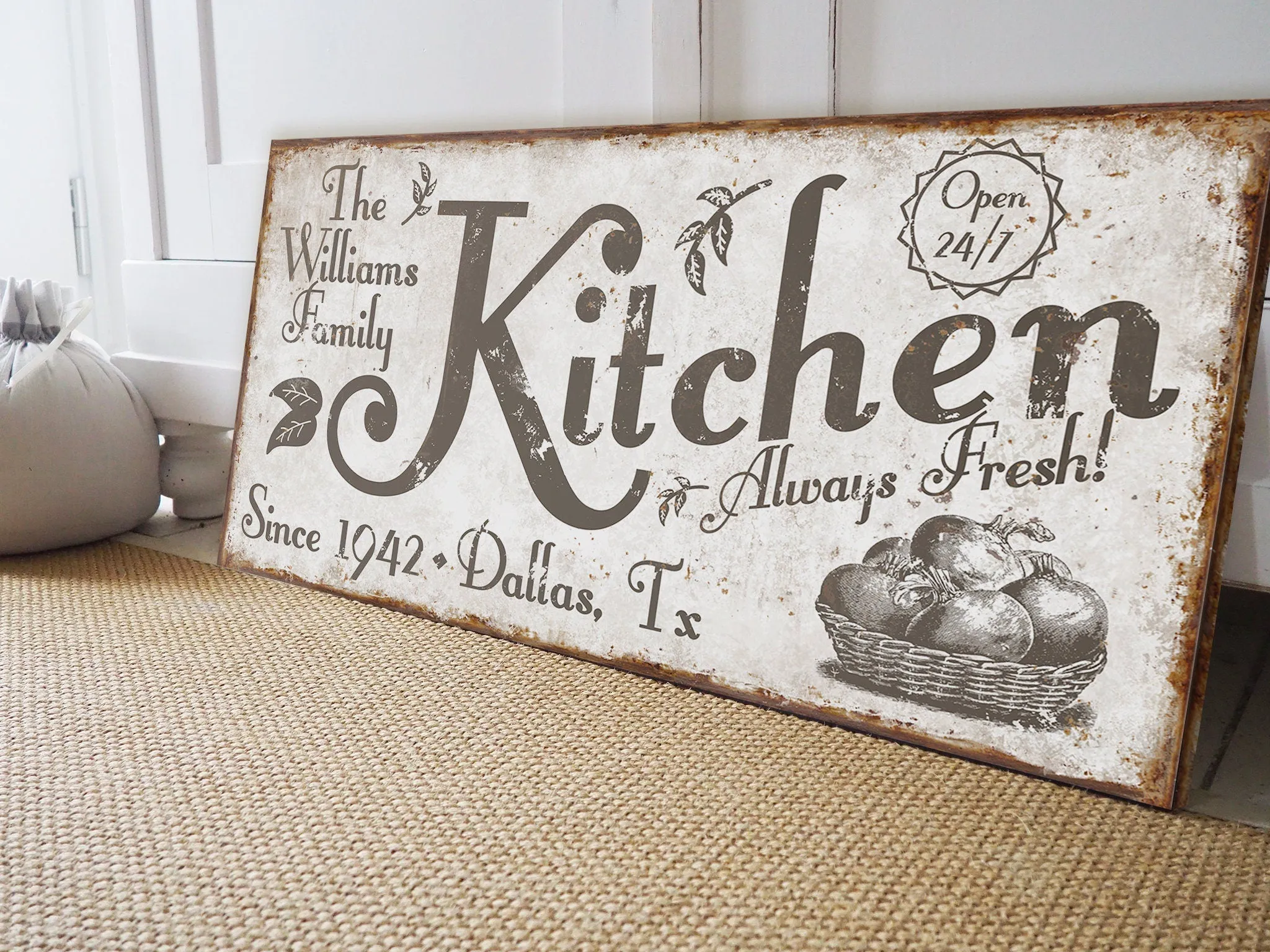 CUSTOM KITCHEN SIGN