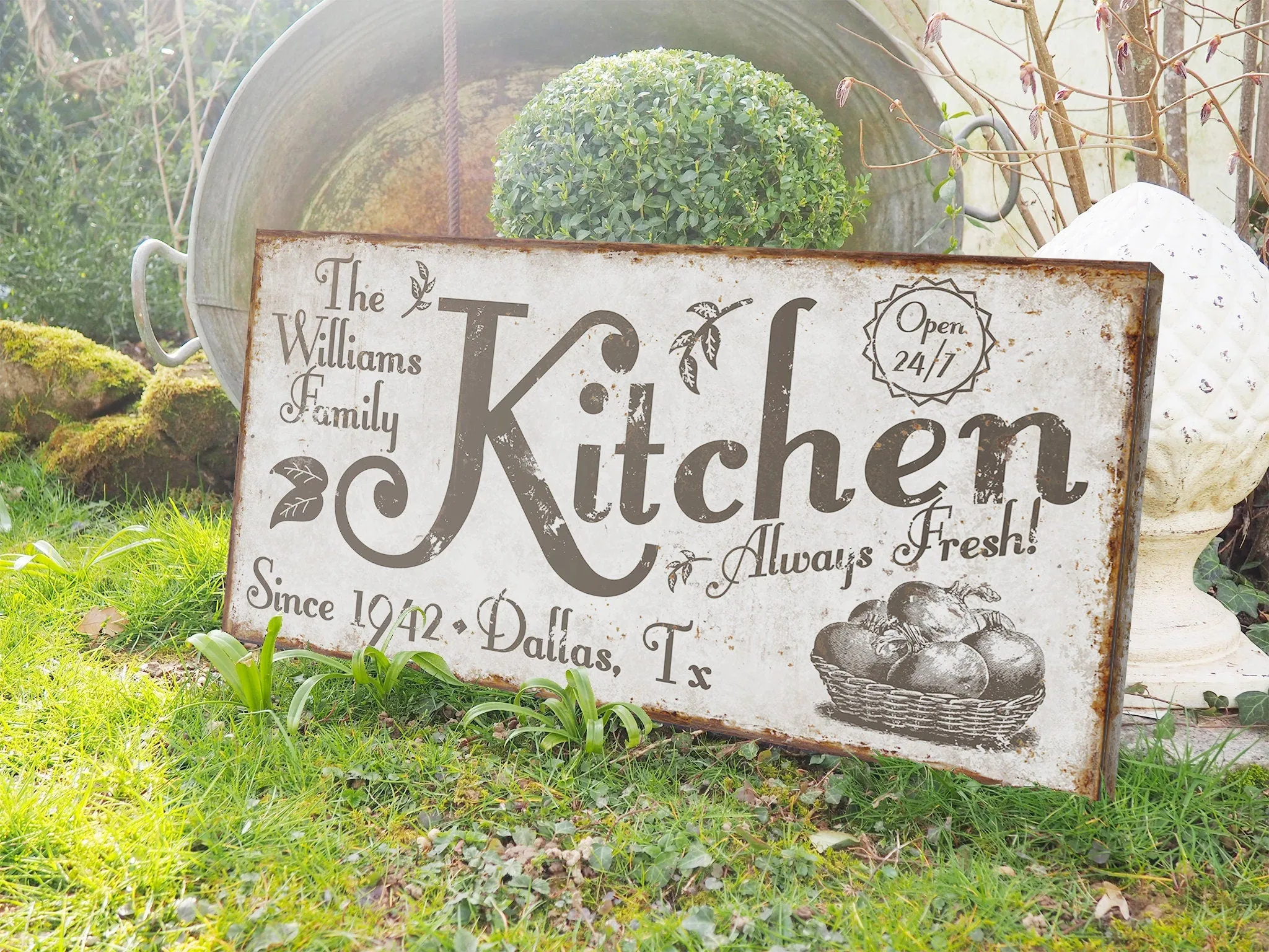 CUSTOM KITCHEN SIGN