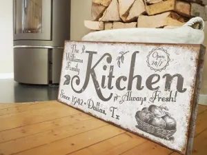 CUSTOM KITCHEN SIGN