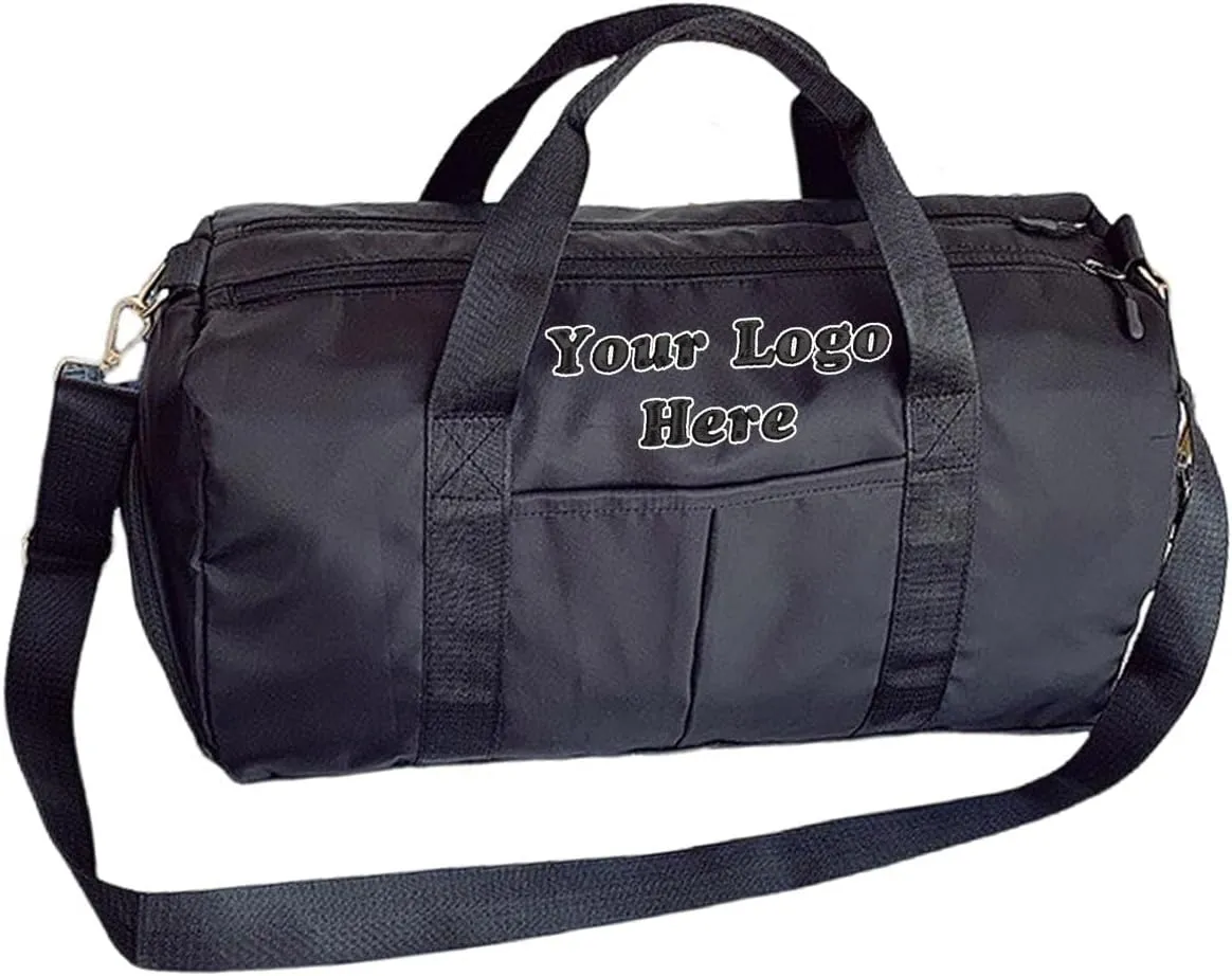 Custom Logo Gym Bag Personalized Embroidered Name Duffle Travel Bags Gym Tote Overnight Bags for Women Sports Duffle Weekend Bag
