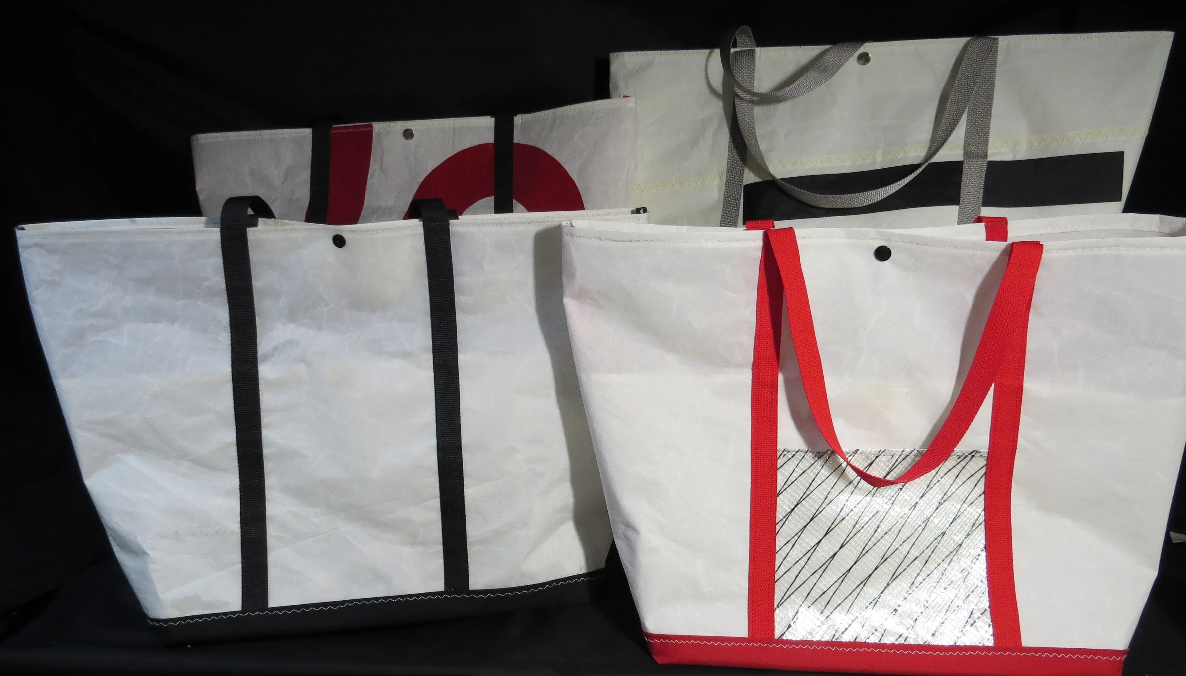 Customizable Large Snap Sail Tote Bag
