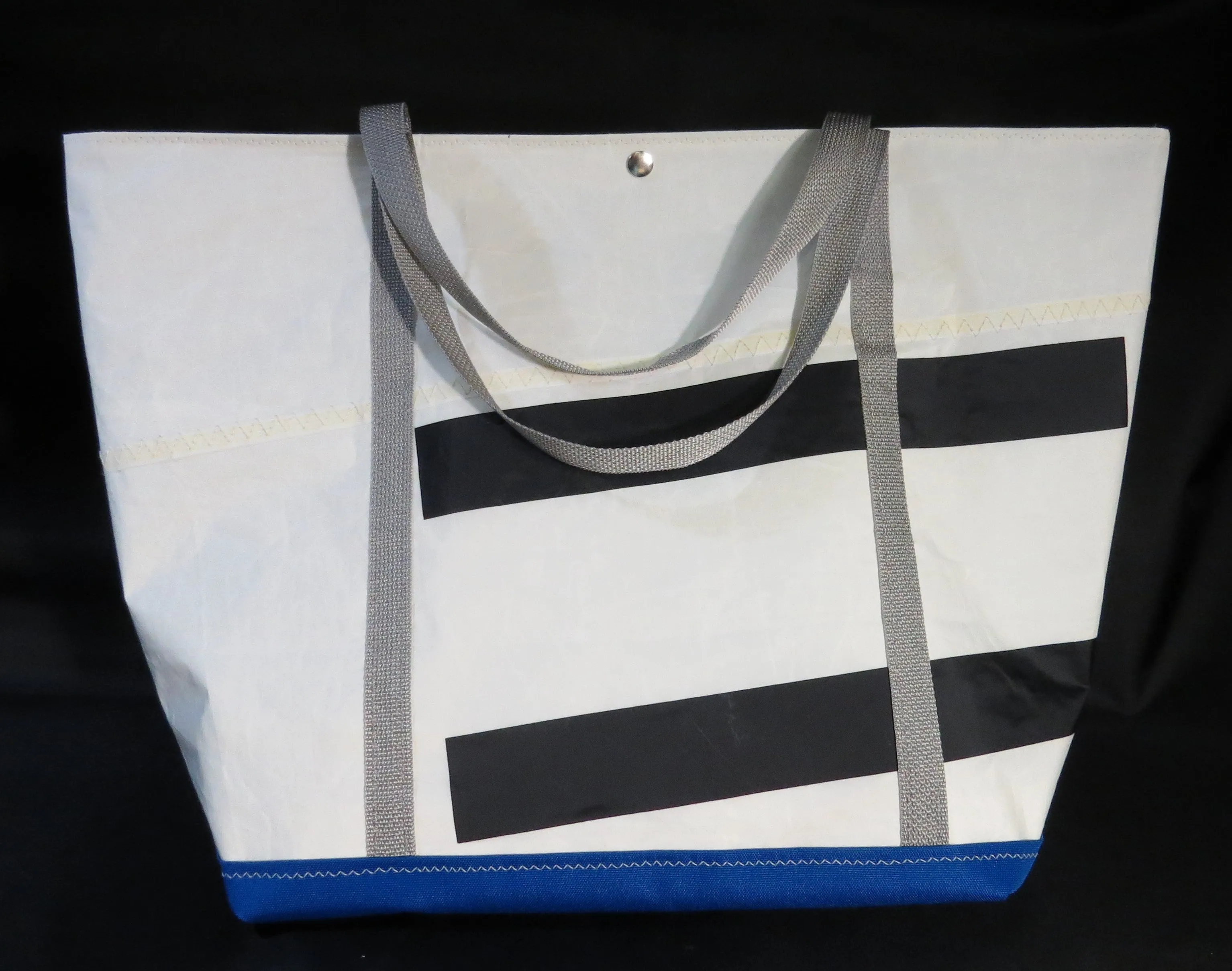 Customizable Large Snap Sail Tote Bag