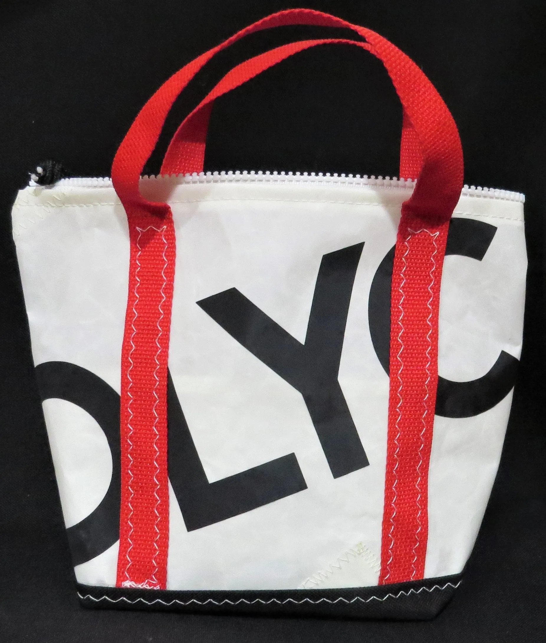 Customized Small Zip Sail Tote Bag