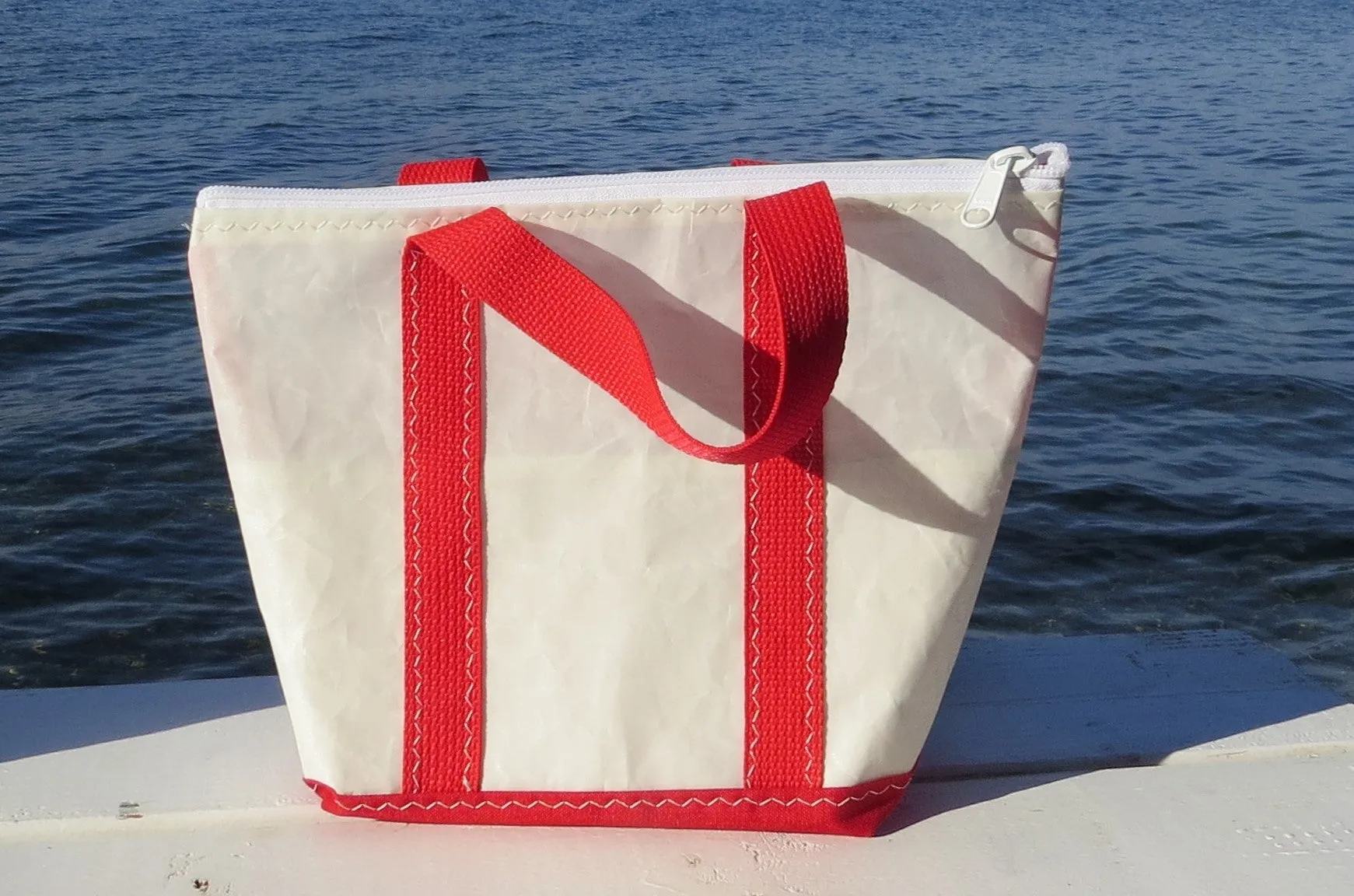Customized Small Zip Sail Tote Bag