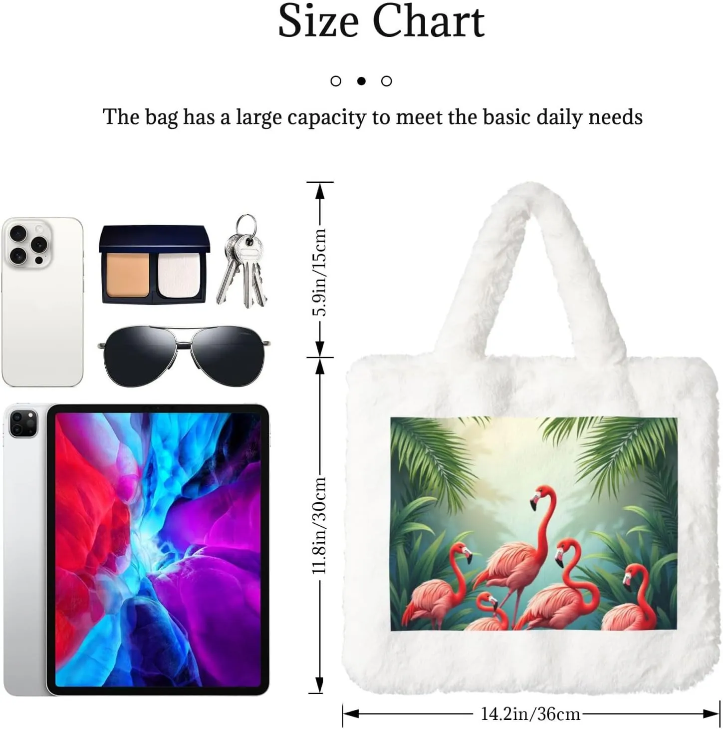 Cute Fuzzy Purse Fluffy Shoulder Bag Plush Furry Tote Bag Aesthetic Purse
