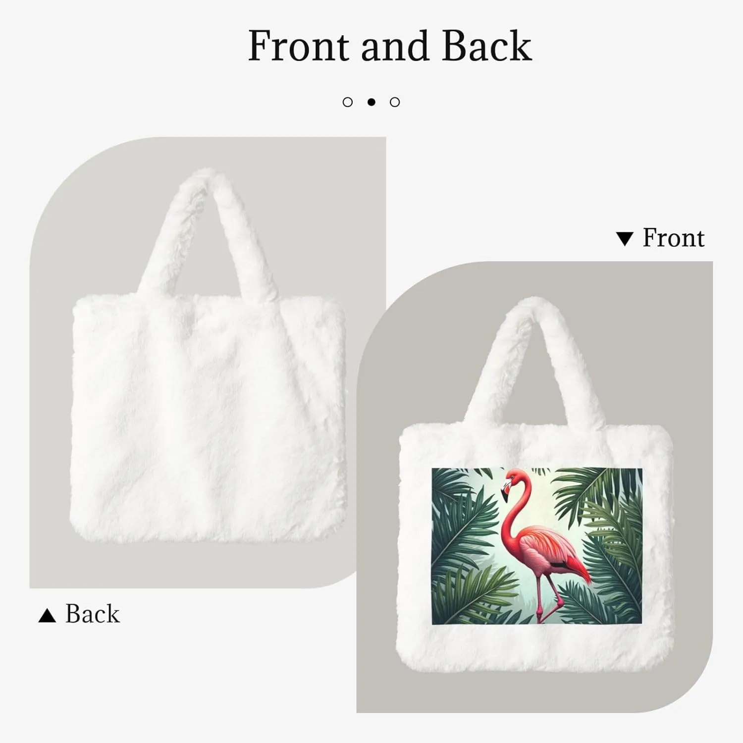 Cute Fuzzy Purse Fluffy Shoulder Bag Plush Furry Tote Bag Aesthetic Purse