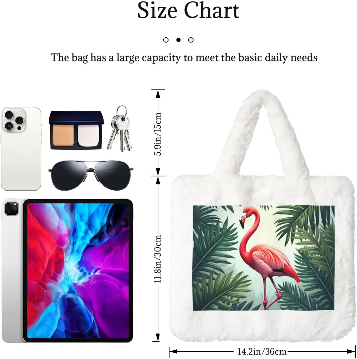 Cute Fuzzy Purse Fluffy Shoulder Bag Plush Furry Tote Bag Aesthetic Purse