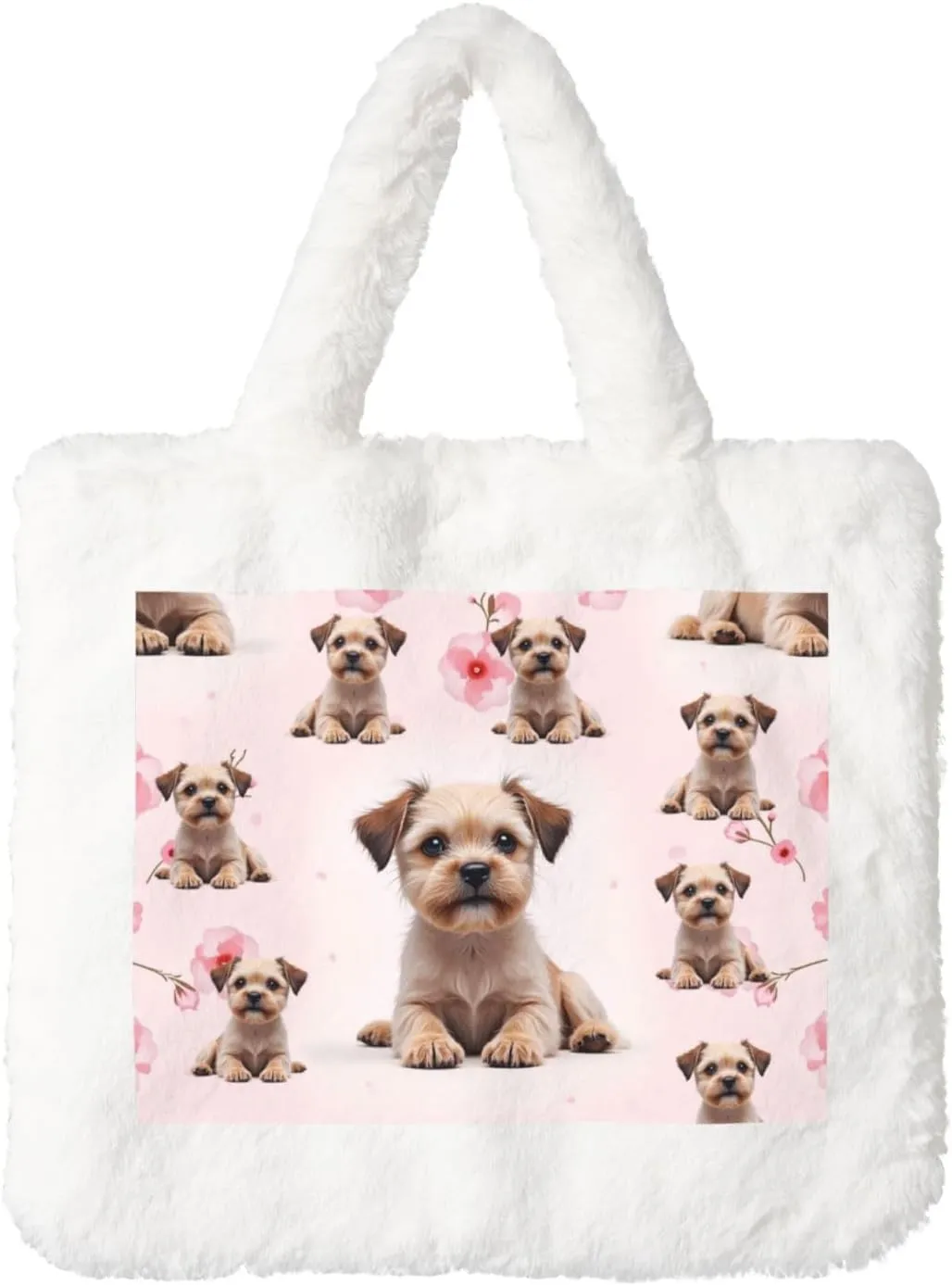 Cute Fuzzy Purse Fluffy Shoulder Bag Plush Furry Tote Bag Aesthetic Purse