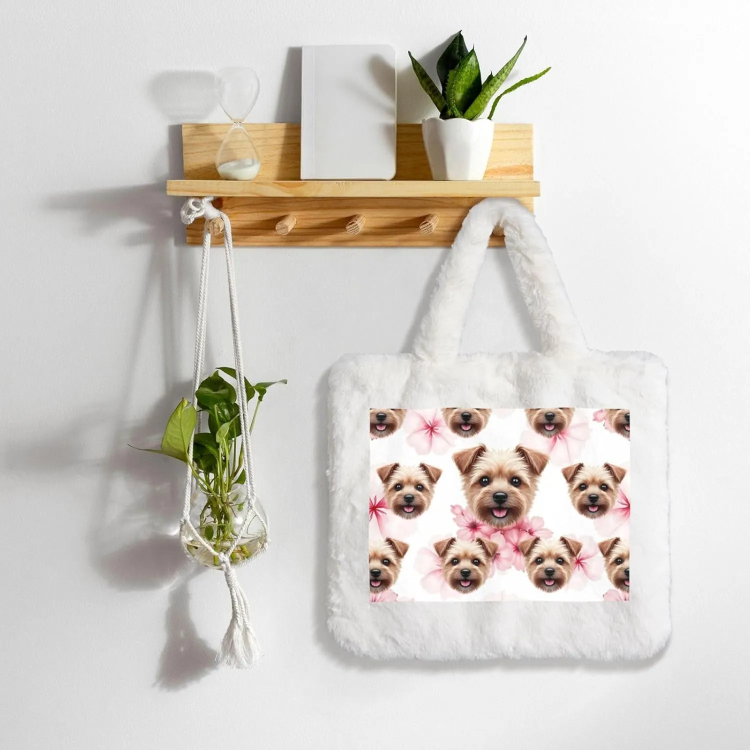 Cute Fuzzy Purse Fluffy Shoulder Bag Plush Furry Tote Bag Aesthetic Purse
