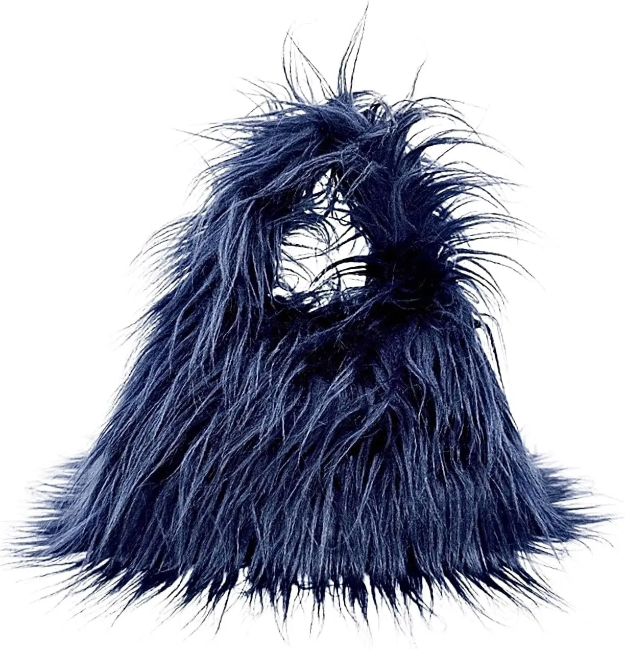 Cute Monster Plush Bag for Girls Furry Purse Handbags for Women Y2K Fluffy Fuzzy Bag Tote Bag for Autumn Winter