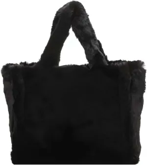 Cute Plush Furry Shoulder Bag Winter Faux Fur Soft Fuzzy Large Hobo Handbag Purse Fluffy Tote Bag for Women
