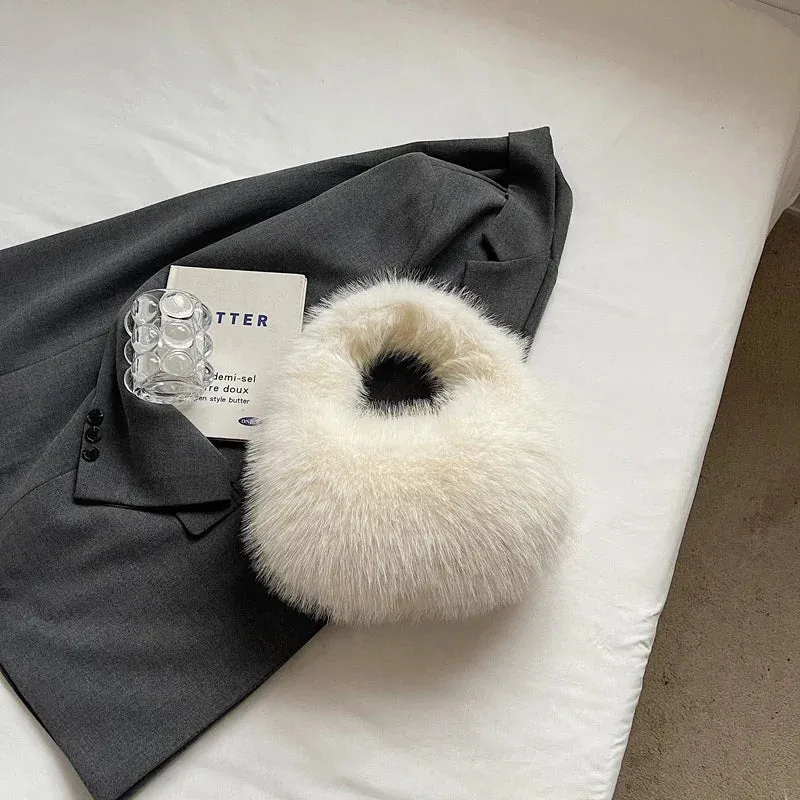 Cute Small Faux Fur Shoulder Bags