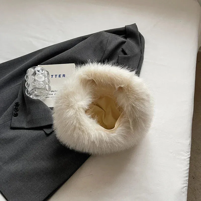 Cute Small Faux Fur Shoulder Bags