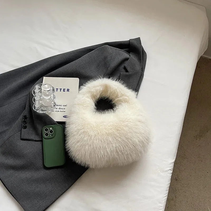 Cute Small Faux Fur Shoulder Bags