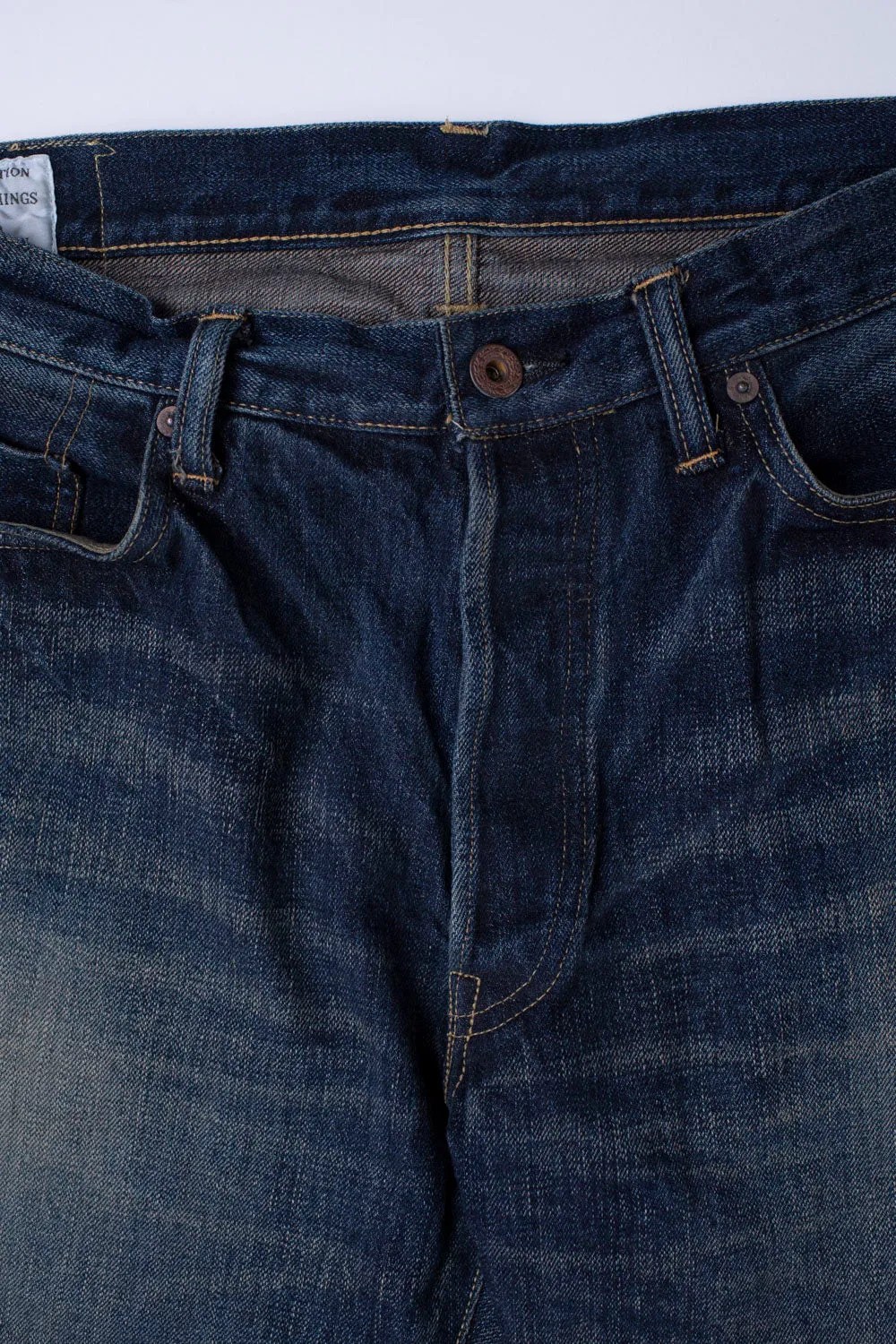 D1871US - 14oz G3 "WWII" Selvedge Jeans Regular Straight - Distressed Indigo