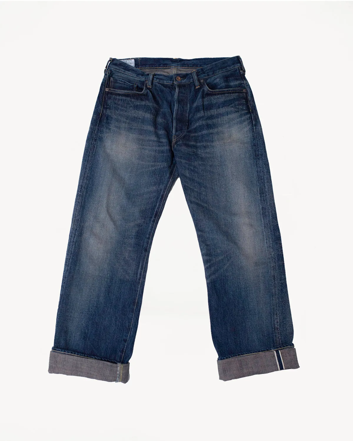 D1871US - 14oz G3 "WWII" Selvedge Jeans Regular Straight - Distressed Indigo