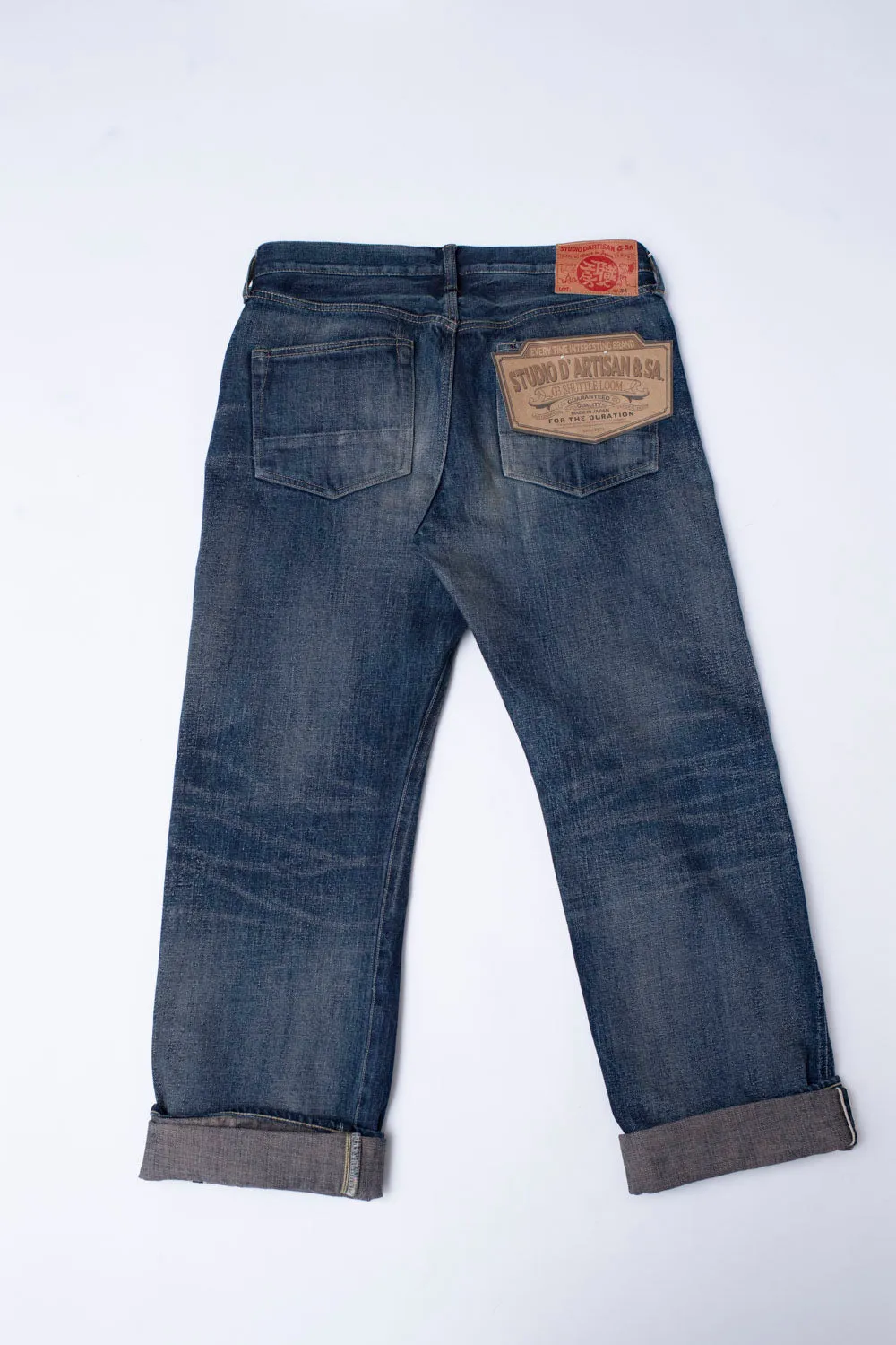 D1871US - 14oz G3 "WWII" Selvedge Jeans Regular Straight - Distressed Indigo