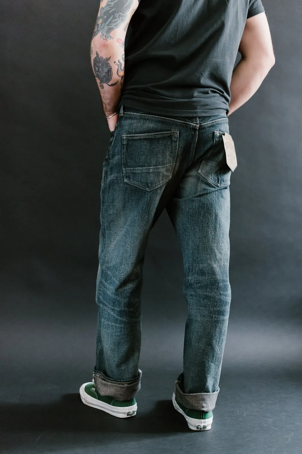 D1871US - 14oz G3 "WWII" Selvedge Jeans Regular Straight - Distressed Indigo