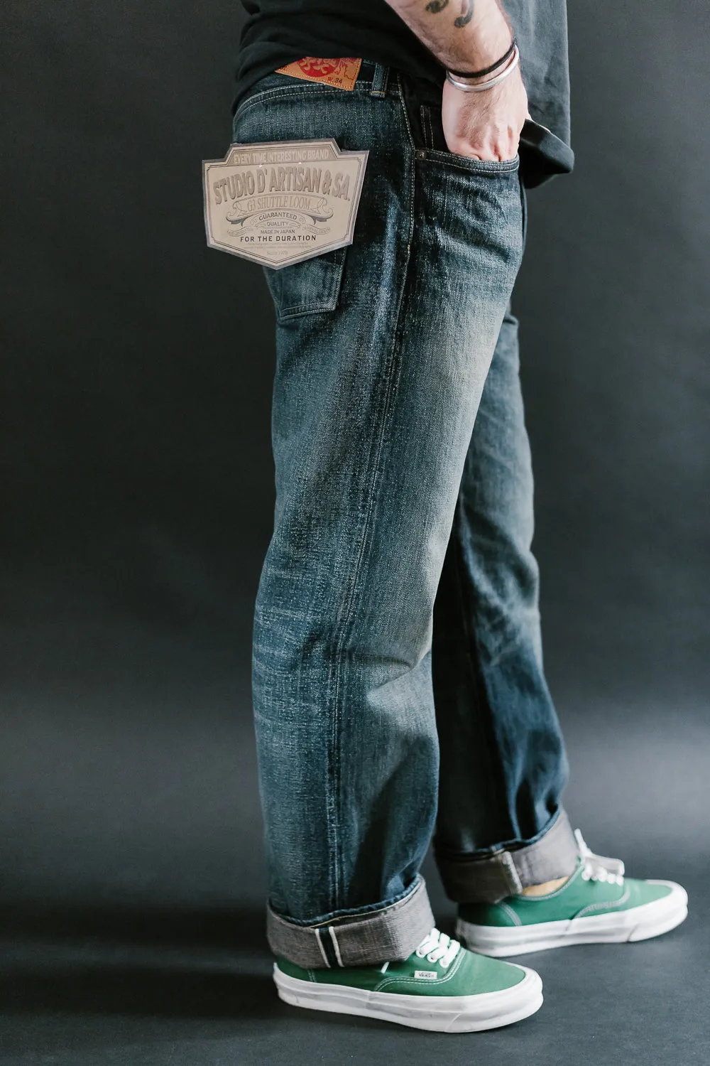 D1871US - 14oz G3 "WWII" Selvedge Jeans Regular Straight - Distressed Indigo