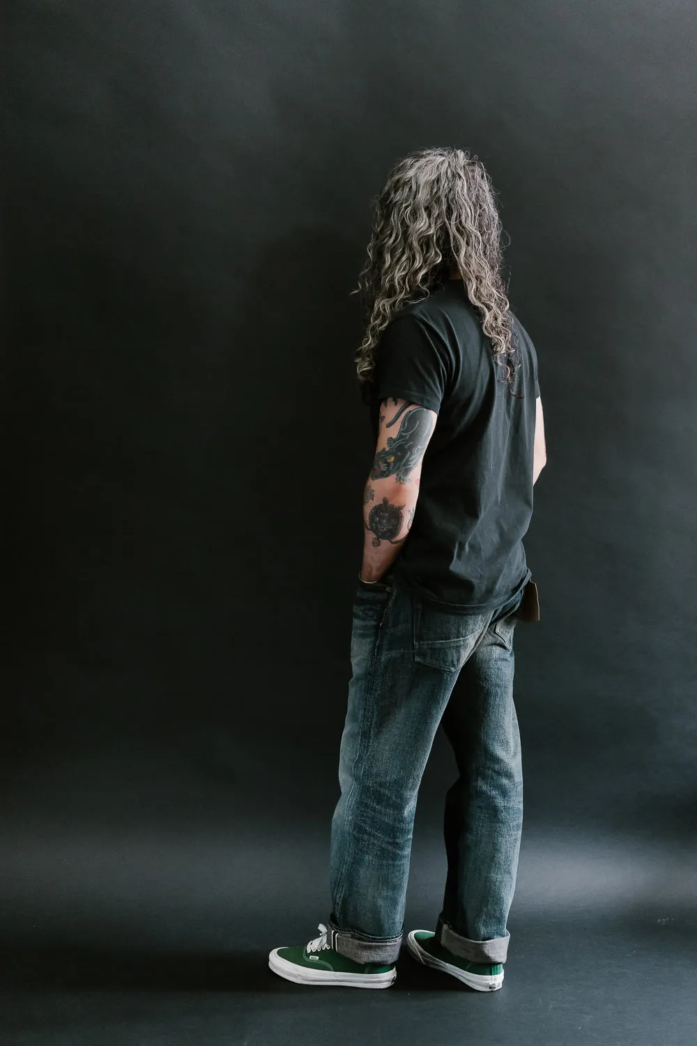 D1871US - 14oz G3 "WWII" Selvedge Jeans Regular Straight - Distressed Indigo