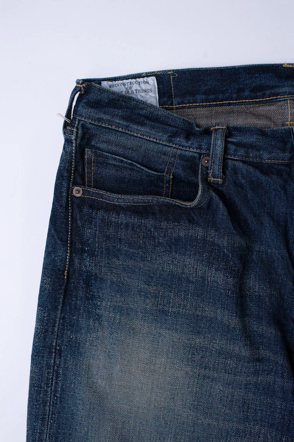 D1871US - 14oz G3 "WWII" Selvedge Jeans Regular Straight - Distressed Indigo