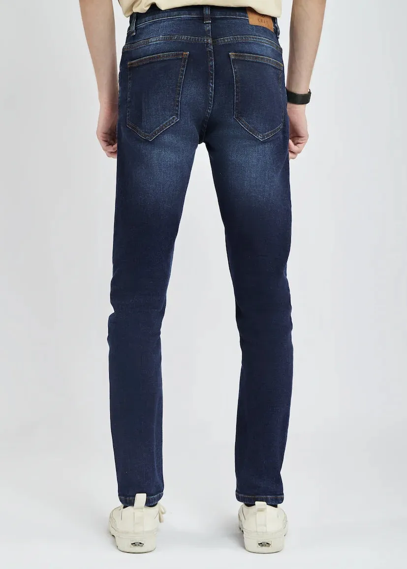 DARK BLUE DEMIN JEANS