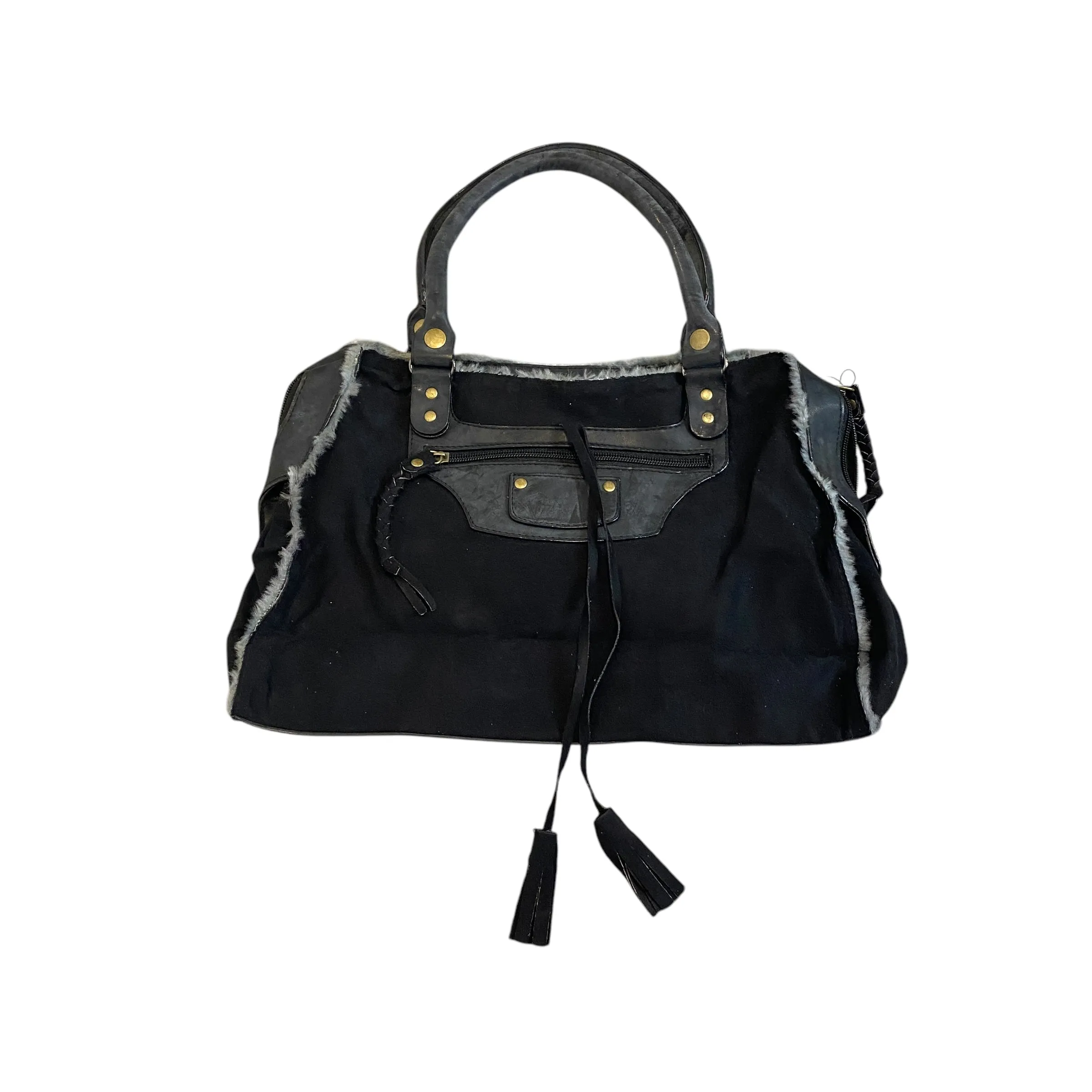 Deadstock Vintage Boho Eyelet Handbag