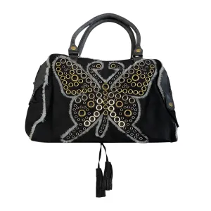 Deadstock Vintage Boho Eyelet Handbag