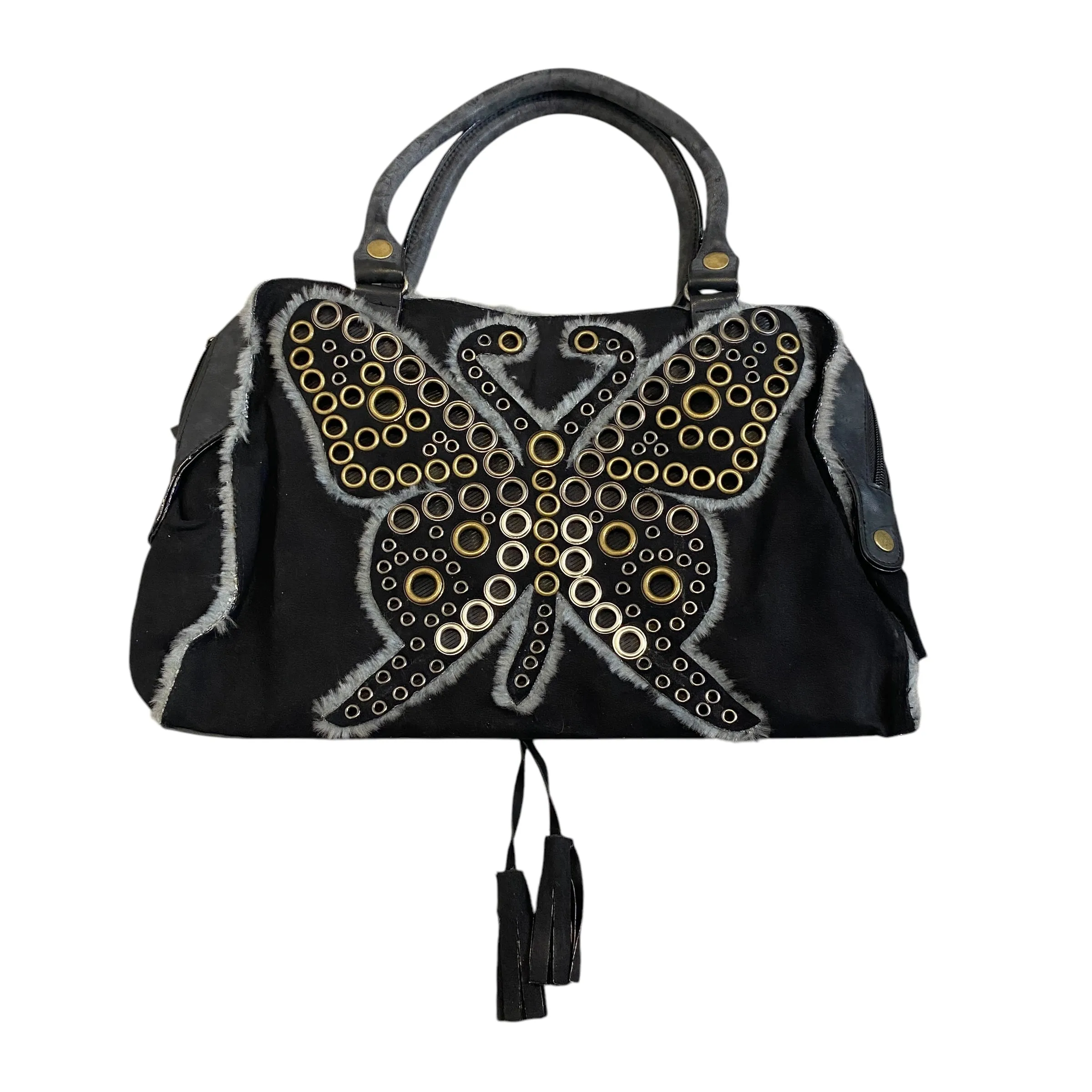 Deadstock Vintage Boho Eyelet Handbag