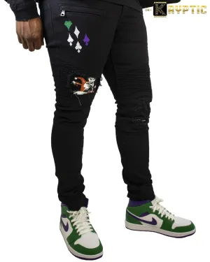 deKryptic x The Joker™-Joker & Harley Quinn:Tango With Evil-Denim Jean