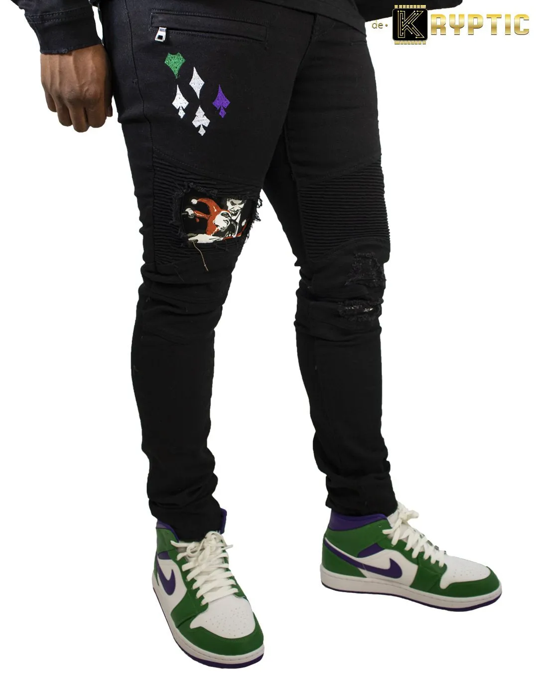 deKryptic x The Joker™-Joker & Harley Quinn:Tango With Evil-Denim Jean