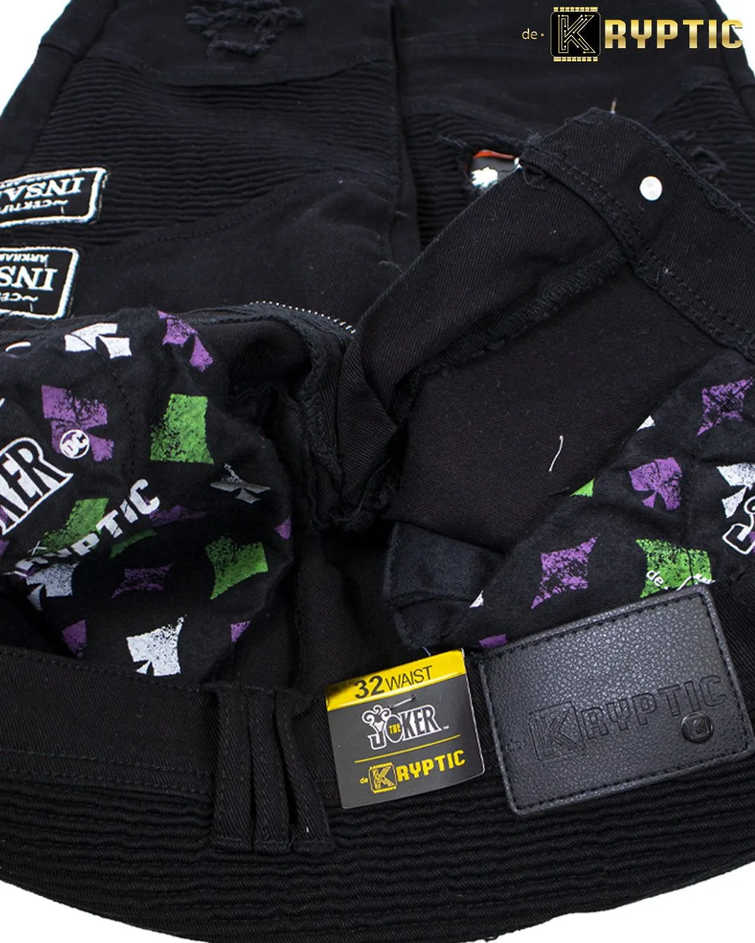 deKryptic x The Joker™-Joker & Harley Quinn:Tango With Evil-Denim Jean